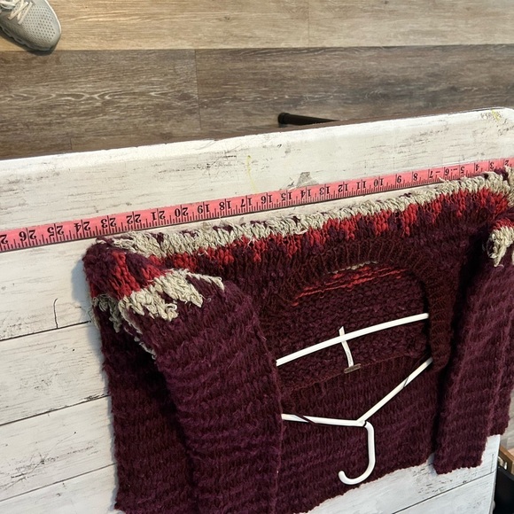 Free People Fair-isle Pullover Sweater Medium - Picture 7 of 7